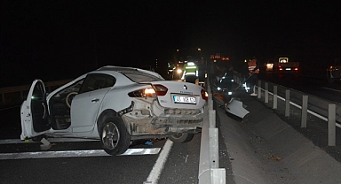 Manisa'da trafik kazasında 2 kişi öldü