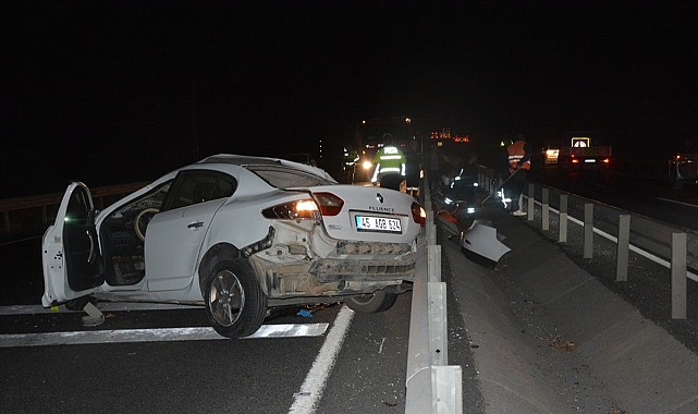 Manisa'da trafik kazasında 2 kişi öldü