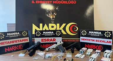 Manisa'da uyuşturucu operasyonunda 9 kişi yakalandı