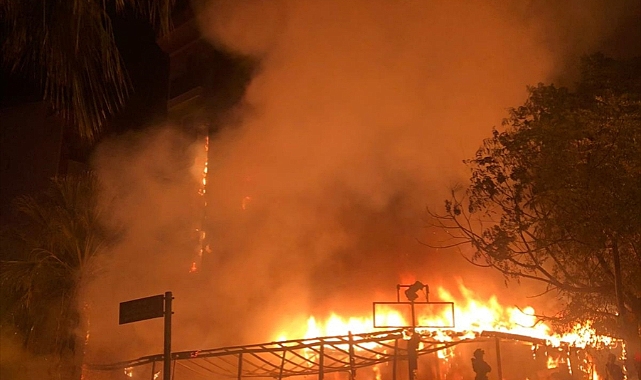 Marmaris'te Otelde Yangın