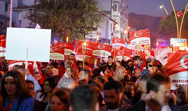 Menemen’de Görkemli Cumhuriyet Coşkusu
