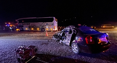 Muğla'da otobüsle çarpışan otomobilin sürücüsü öldü