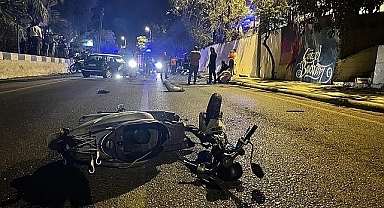 Otomobille motosikletin çarpışması sonucu 1 kişi öldü, 3 kişi yaralandı
