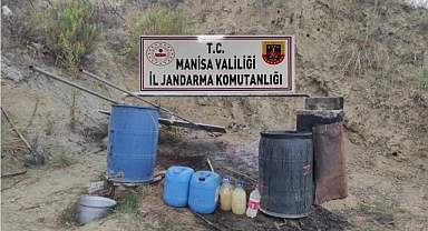 Salihli'de 400 litre sahte içki ele geçirildi