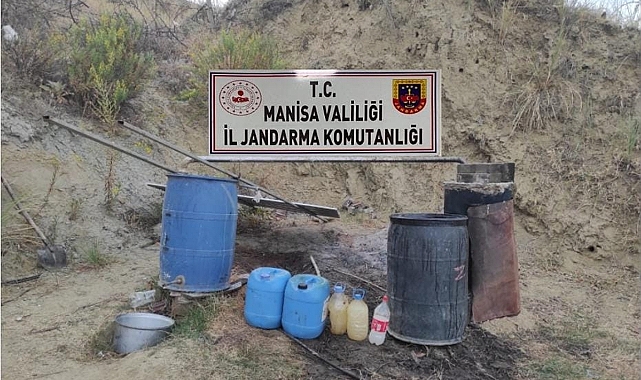 Salihli'de 400 litre sahte içki ele geçirildi