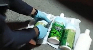 Şampuan kutularında 4 kilo 790 gram uyuşturucu ele geçirildi