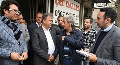 Başkan İduğ Altındağ’da esnafı dinledi