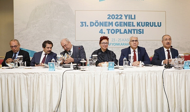 BİK Genel Müdürü Erkılınç, Afyonkarahisar'da kurumun genel kurul toplantısına katıldı