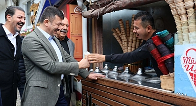 Dağ, partililerle buluştu
