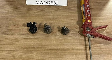 Denizli'de silikon tabancasından eroin çıktı