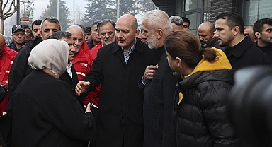 İçişleri Bakanı Soylu, Düzce Merkez'de incelemelerde bulundu