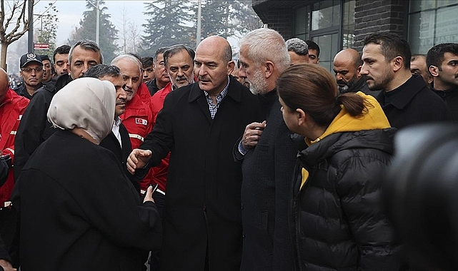 İçişleri Bakanı Soylu, Düzce Merkez'de incelemelerde bulundu