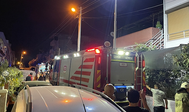 İzmir&#039;de dairede çıkan yangında 1 kişi hayatını kaybetti