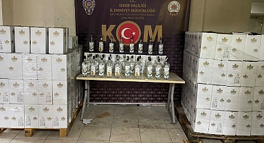 İzmir'deki sahte içki operasyonunda 11 kişi yakalandı