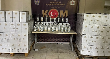 İzmir'deki sahte içki operasyonunda 11 kişi yakalandı