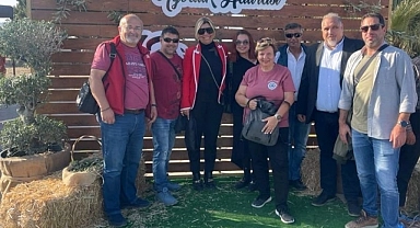 Modousa Kooperatifi Yöneticileri Zeytin Hasat Festivali'ne Katıldı
