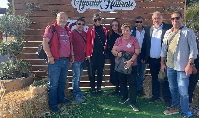 Modousa Kooperatifi Yöneticileri Zeytin Hasat Festivali'ne Katıldı