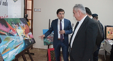 Ödemiş'te tutuklu ve hükümlülerin el sanatları sergisi açıldı