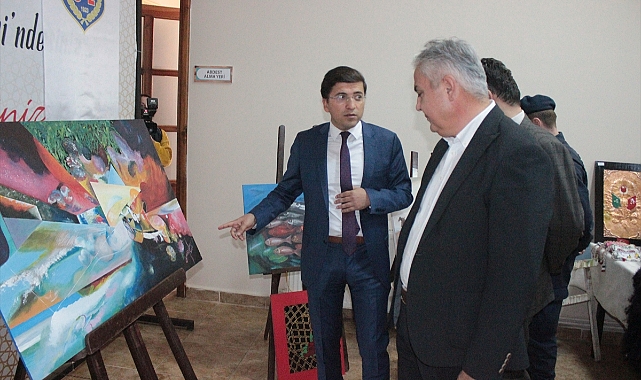 Ödemiş'te tutuklu ve hükümlülerin el sanatları sergisi açıldı