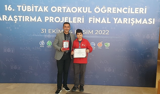 Özel Rota Ortaokulu TÜBİTAK’ ta Türkiye 2.’si