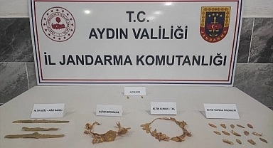 Roma Dönemi'ne ait  altın takılar ele geçirildi
