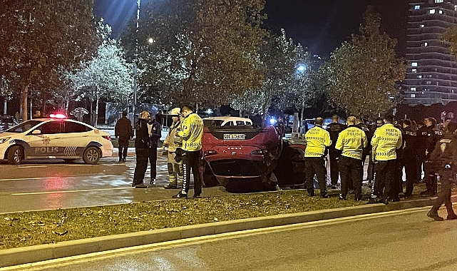 Takla atan otomobildeki 1 kişi öldü, 1 kişi yaralandı
