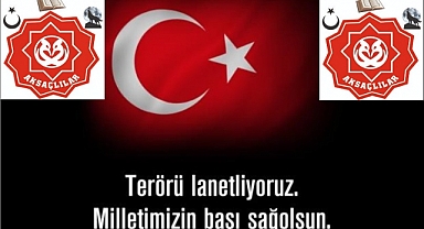 Terörü Lanetliyor, Yapılan Haince Saldırıyı Şiddetle Kınıyoruz…