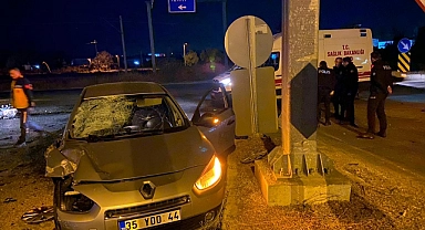 Tire'de  otomobille çarpışan motosikletin sürücüsü hayatını kaybetti