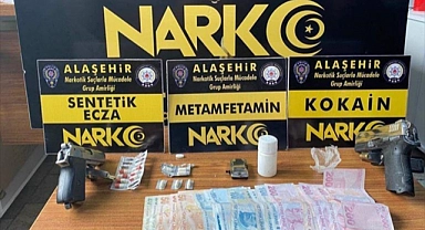 Alaşehir'de  uyuşturucu operasyonu