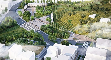 Bayraklı’nın “Kent Meydanı” için çalışmalar hızlandı