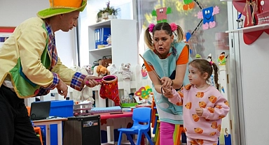 Bucalı miniklerin yeni yıl coşkusu