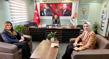 Büyükdağ, Aliağa'da sandık çalışmasına katıldı