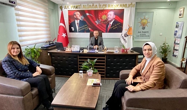 Büyükdağ, Aliağa'da sandık çalışmasına katıldı