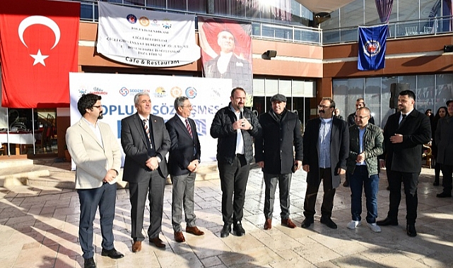 Çiğli'de Davullu Zurnalı Toplu Sözleşme Töreni