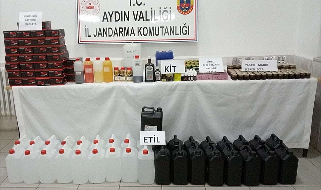 Didim'de etil alkol operasyonunda 1 kişi yakalandı