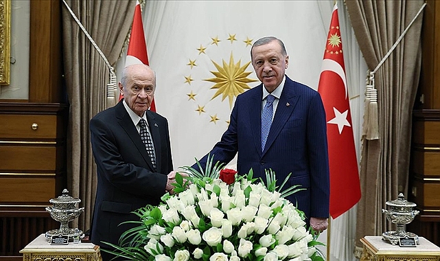Erdoğan, MHP Lideri Bahçeli'yi kabul etti