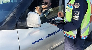 Jandarmadan 68 sürücüye emniyet kemeri cezası