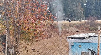 Kazı Yapan Kepçe Doğal Gaz Borusunu Deldi