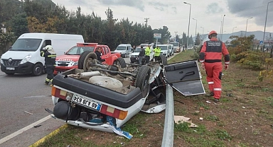 Muğla'da devrilen otomobilin sürücüsü öldü