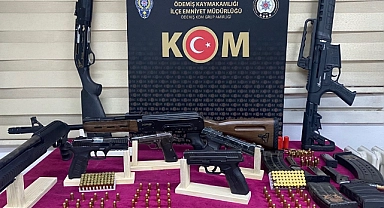 Ödemiş'teki silah kaçakçılığı operasyonunda 3 kişi yakalandı