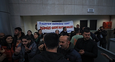 Protestolar arasında fuar açılışı