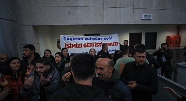 Protestolar arasında fuar açılışı