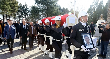 Şehit olan komiserin naaşı Aydın'a uğurlandı