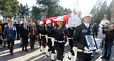Şehit olan komiserin naaşı Aydın'a uğurlandı