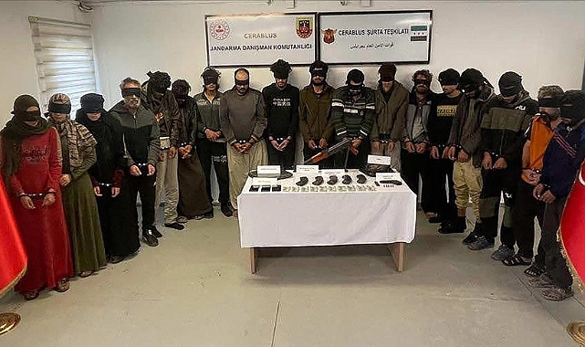 Suriye'nin kuzeyinde DEAŞ ve PKK'lı 18 terörist yakalandı