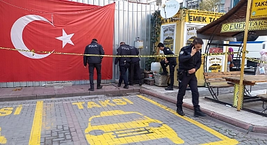 Taksici silahlı saldırıya uğradı