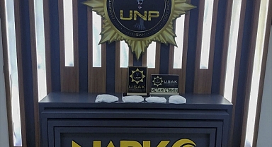 Uşak'ta yolcu otobüsünde uyuşturucu ele geçirildi