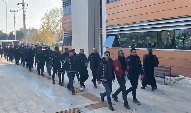 Uyuşturucu operasyonunda yakalanan 40 kişi tutuklandı