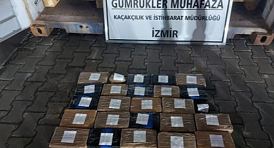 Aliağa'da 25,8 kilogram uyuşturucu ele geçirildi