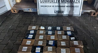 Aliağa'da 25,8 kilogram uyuşturucu ele geçirildi